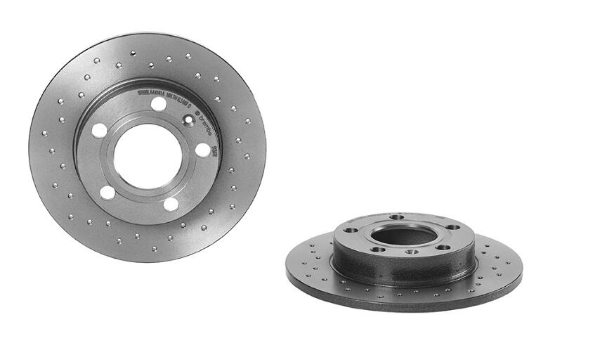 Brembo Brake Pads and Rotors Kit - Front and Rear (288mm/245mm) (Low-Met) (Xtra)